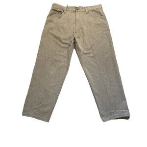 Al Wissam Detroit Jeans Mens Sz 38x32 *36x 28.5* Grey Wide Leg Pant Hip Hop City